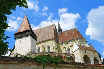 Fototapeta na wymiar Romania, the fortified church of Biertan, Transylvania