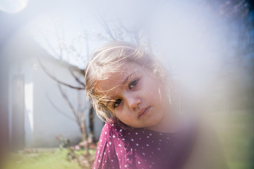 Portrait of beautiful little girl