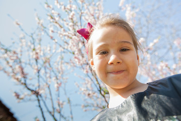 Portrait of beautiful little girl