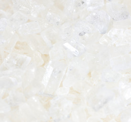 White granulated sugar as a background