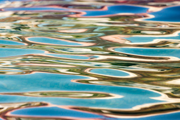 Abstract background of smooth water in the pool