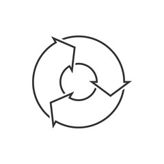 Pie chart with 3 steps