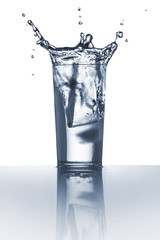 Water Splash in A Glass
