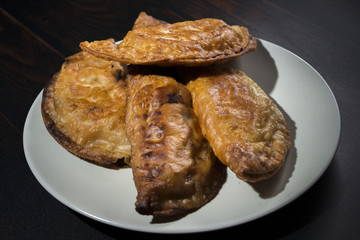Homemade tuna and tomato pie - Spanish traditional appetizer