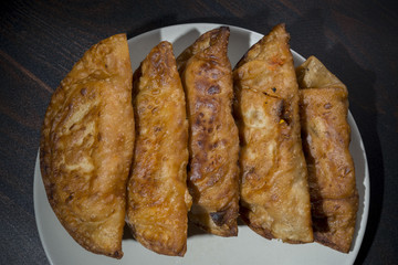 Homemade tuna and tomato pie - Spanish traditional appetizer