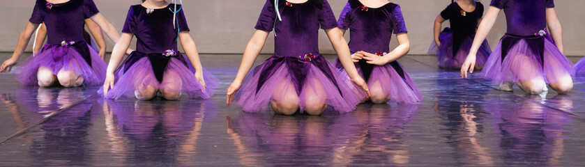 Children's dances, performance