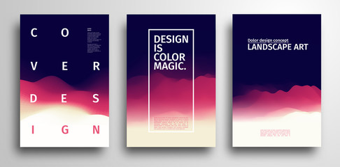 Colorful pattern background. Abstract vector geometric graphic design. Minimalistic cover design in vibrant colors