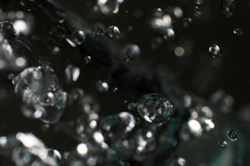 Abstract water splash. Abstract form of the raging water.