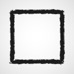 Dawing of square framework. Vector illustration.