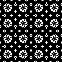 Seamless geometric pattern in a black - white colors