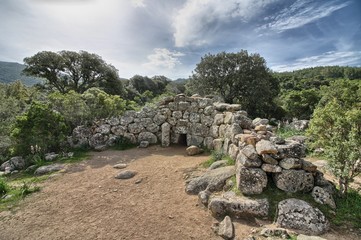 Sardegna. Tomba dei giganti di Is Concias