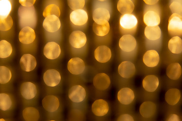 circle Gold light abstract blur texture and background