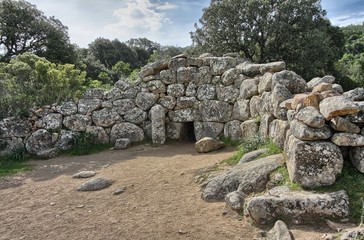 Sardegna. Tomba dei giganti di Is Concias