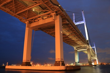 Obraz premium Most Yokohama Bay