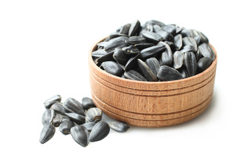 Pile of sunflower seeds.