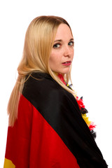 Junger Fußballfan