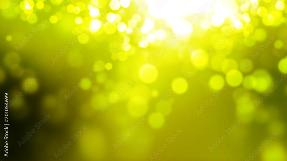 Poster 3d rendering light blur of light spots for the background. abstract bokeh lights background