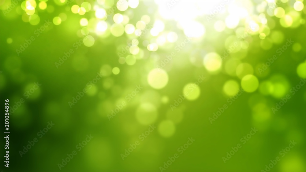 Poster 3d rendering light blur of light spots for the background. abstract bokeh lights background
