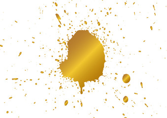 飛沫　金　塗料　飛散