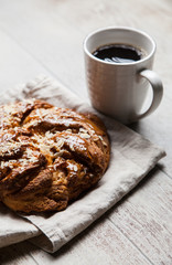 Sweet maple syrup bread