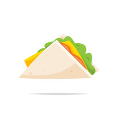 Sandwich vector illustration