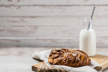 Sweet maple syrup bread