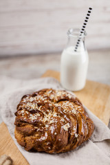Sweet maple syrup bread
