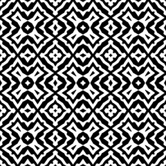 Seamless geometric pattern in a blck - white colors