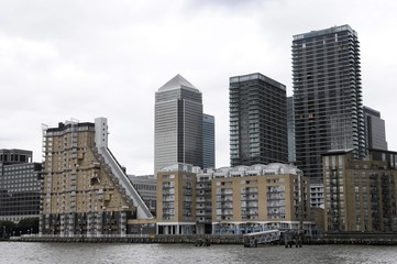 Docklands, Finanzviertel, Bankenviertel, Canary Wharf, London, England, Großbritannien, Europa