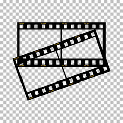 Fototapeta premium Blank film frame stock illustration. Image of frame film vector illustration 
