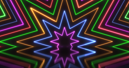 Glowing Neon Lights Backgrounds