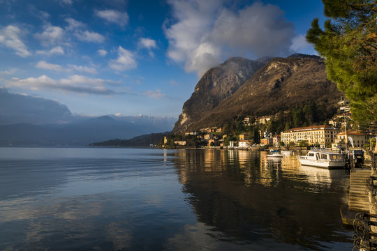 Beautiful morning at Mennagio, Italy, Lake Como