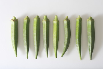 Image shot of okra