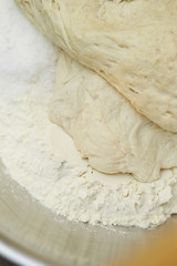 Fresh bread dough 