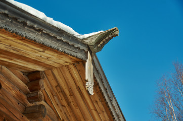 Obraz premium Russian Traditional wooden architecture - Chudsky konek