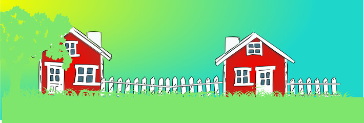 maison de campagne vecteur