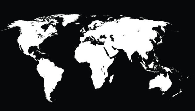 Clean Vector World Map
