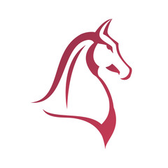 Horse head Logo Vector