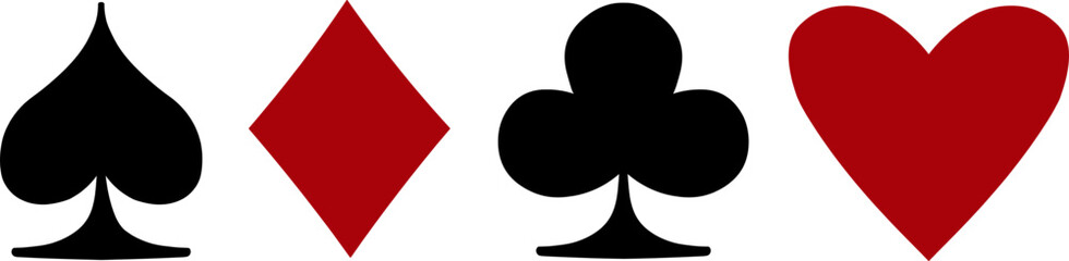 Obraz premium Poker Suits