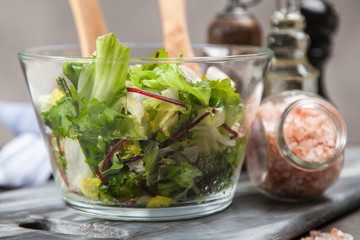 Fresh green salad