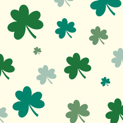 balloons with clovers design background, vector illustration