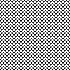 Abstract black and white heart pattern background design