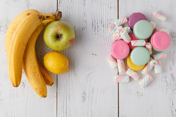 choice fruits vs sweets