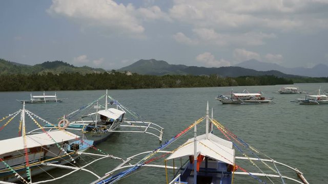 Boats at Honda Bay, Puerto Princesa, Palawan
