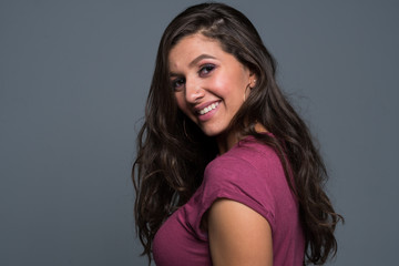 Fototapeta premium Happy Young Woman