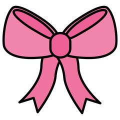 bow ribbon isolated icon icon vector illustration design