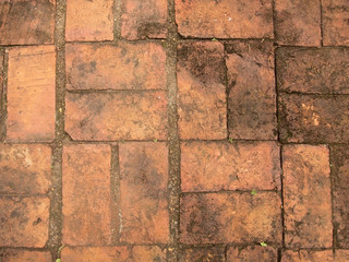 Brick footpath background