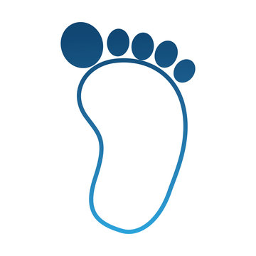baby footprint isolated icon vector illustration design