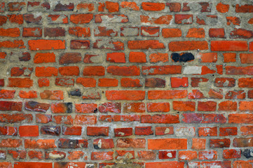 Lot of bricks in the wall