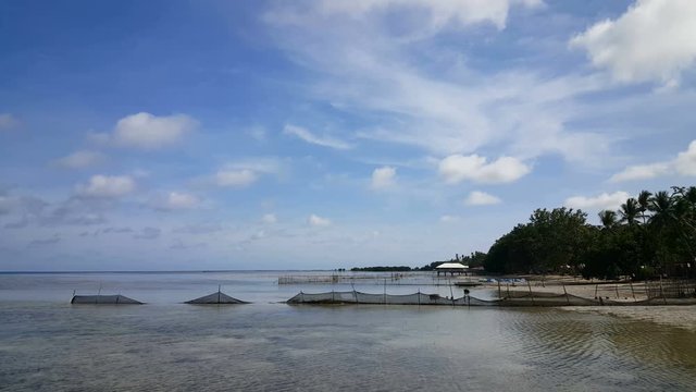 Overview of Puerto Princesa beach, Palawan
